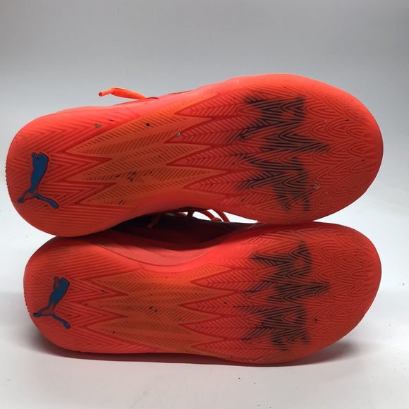 Mens PUMA MB.02 Supernova 376442-01 Orange/Blue USED Without Box Sz 6 - Picture 10 of 12